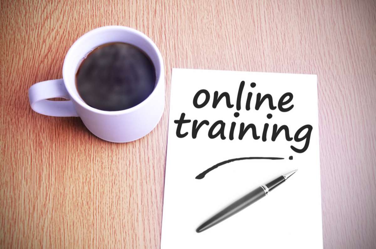 Online training on apper, improving property management operations concept
