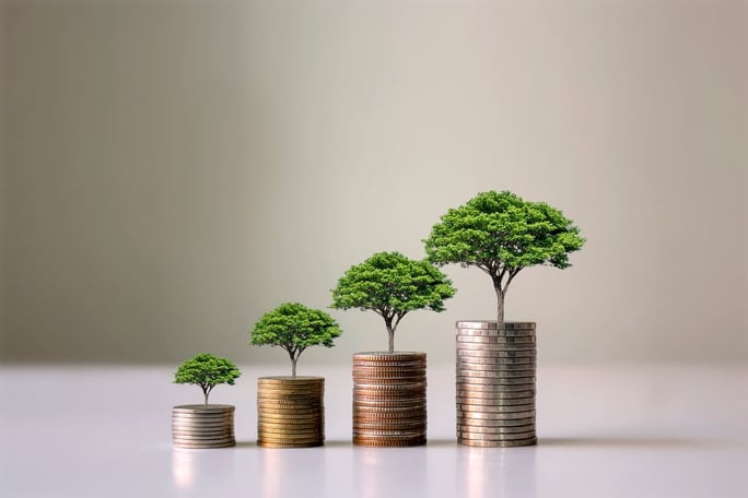 Trees with coins - Optimizing growth