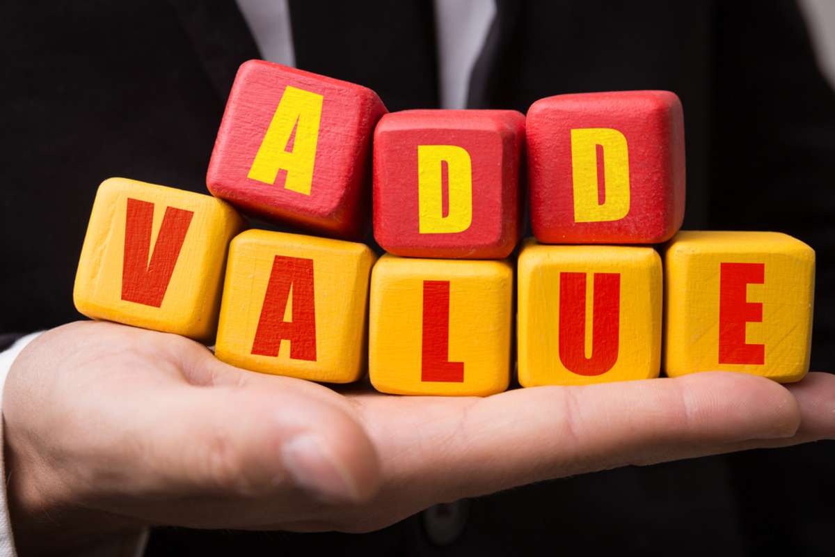 Add Value spelled in blocks, improve property management metrics concept