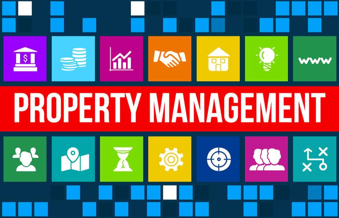 Property Management concept image with business icons