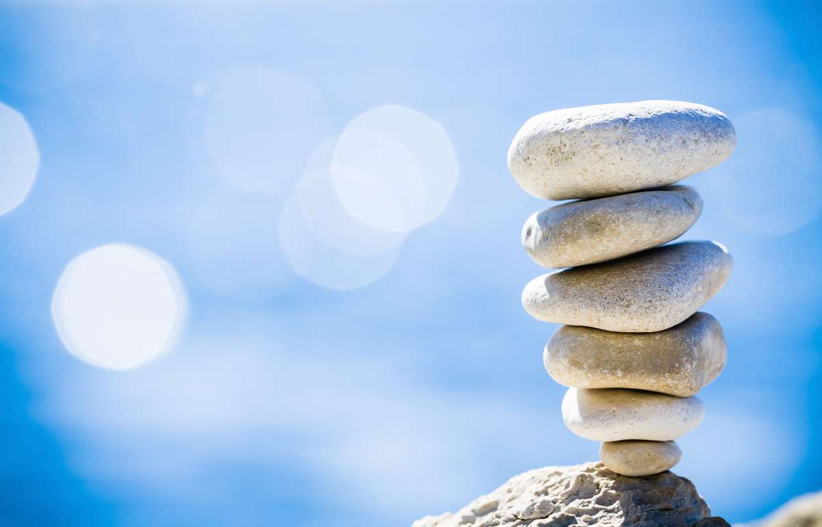 stones stacked on each other